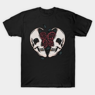 Rose and skull T-Shirt